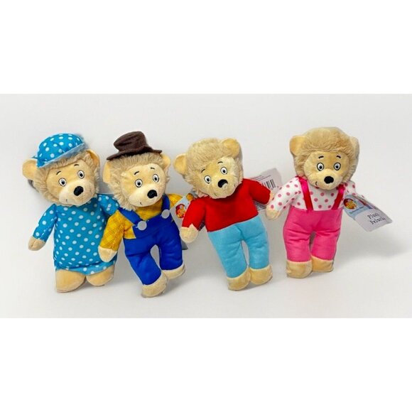 The Berenstain Bears Plush Soft Teddy Bear Toy Set 4pc Mama Papa Brother… - Picture 1 of 10